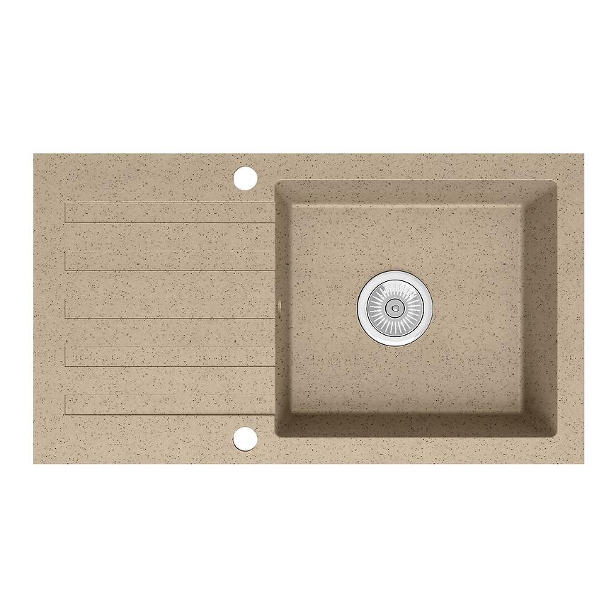 Dřez Granitový 1k 780x480 Béžový BAUMAX
