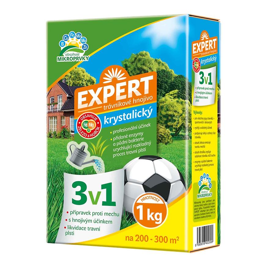 Expert 3v1 - krystalické trávníkové hnojivo 1 kg BAUMAX