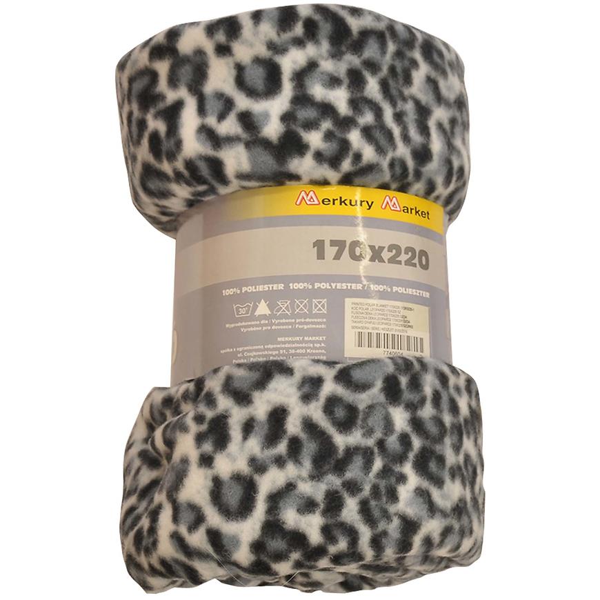 Fleecová deka 3Y2K5225-1 170x220 šedá BAUMAX