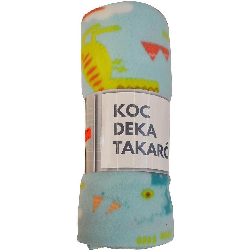 Fleecová deka XEH5PK0B dinosauři 170x220 BAUMAX