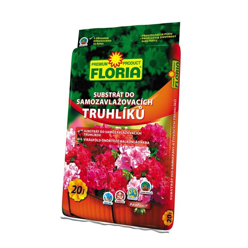Floria substrát samozavlažovací truhlíky