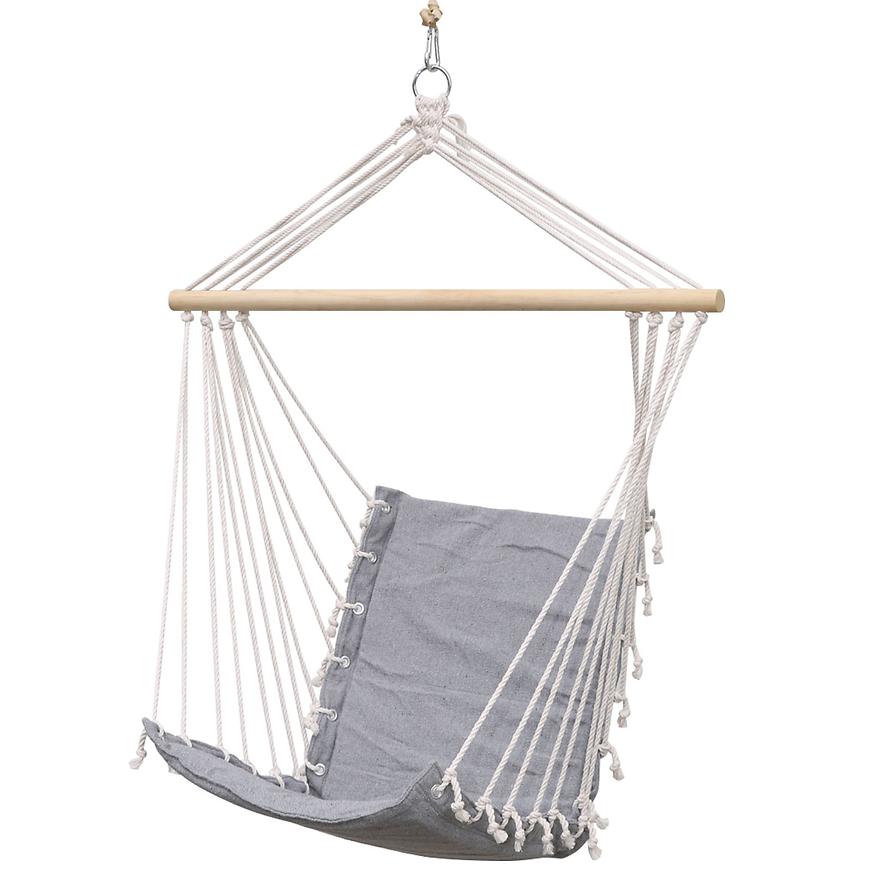 Hamak brazilské křeslo 52x98 šedá yf-103 BAUMAX