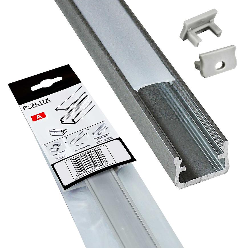 Hliníkový profil pro LED světelné pásky 1m 306807 BAUMAX