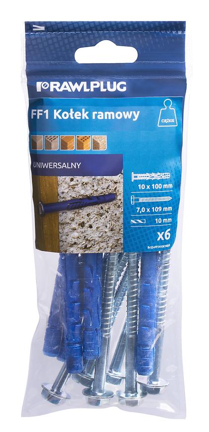 Hmoždinka rámová uzlovací FF1 s límcem