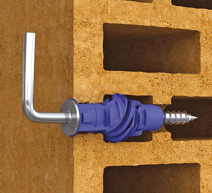 Hmoždinka univerzální uzlovací 4ALL s hákem