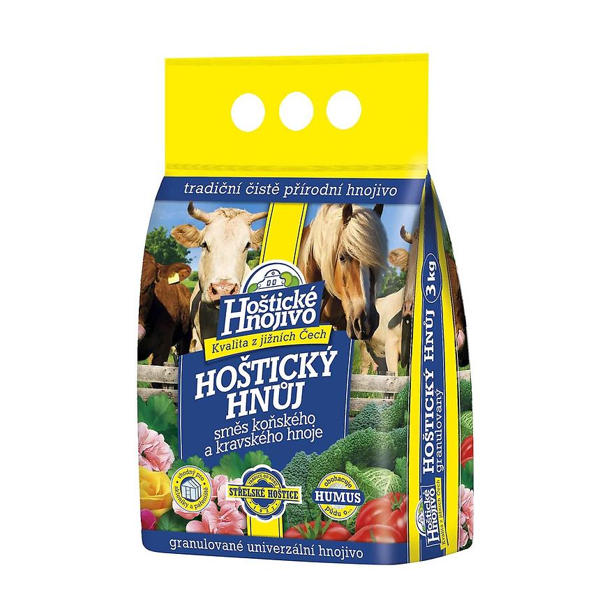 Hoštické hnojivo - hoštický hnůj 3 kg BAUMAX