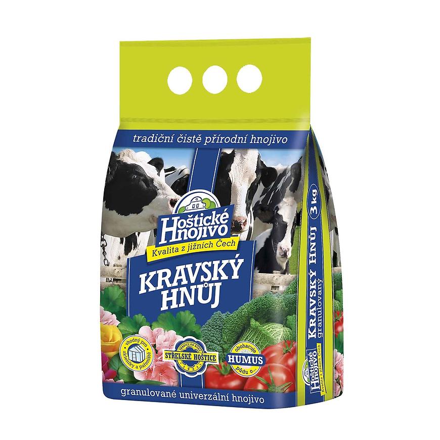 Hoštické hnojivo - kravský hnůj 3 kg BAUMAX