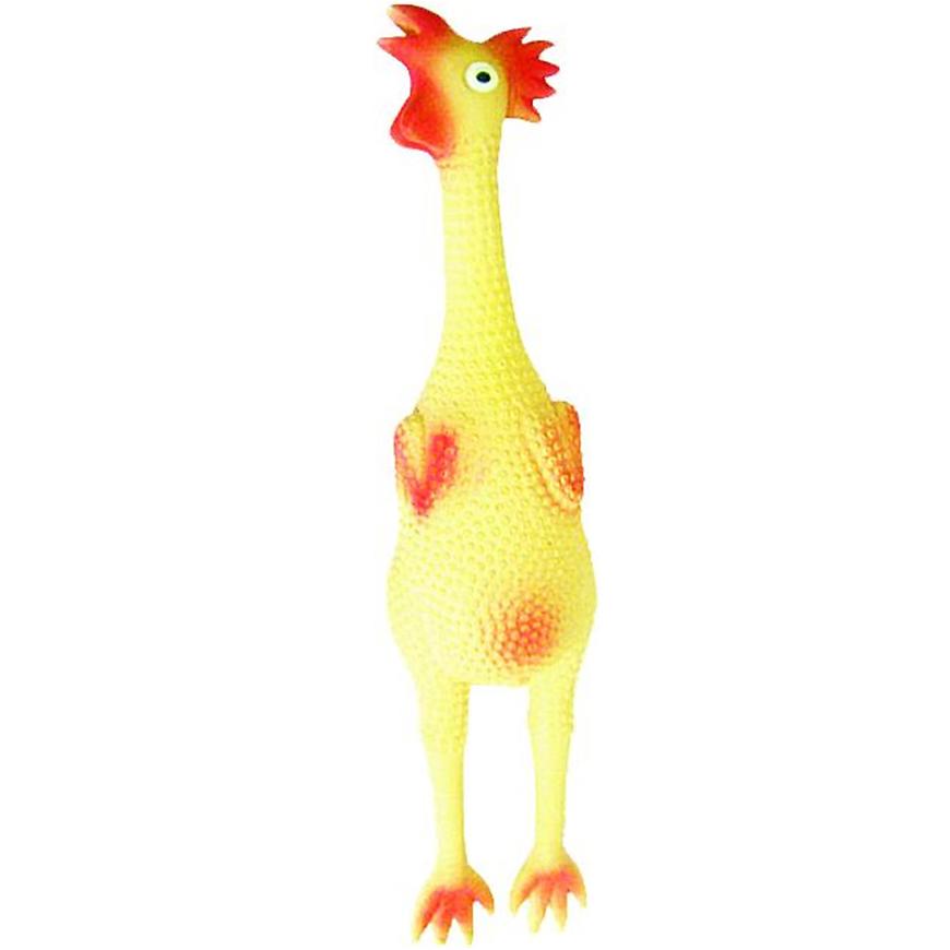 Hračka kuře latex 33cm BAUMAX