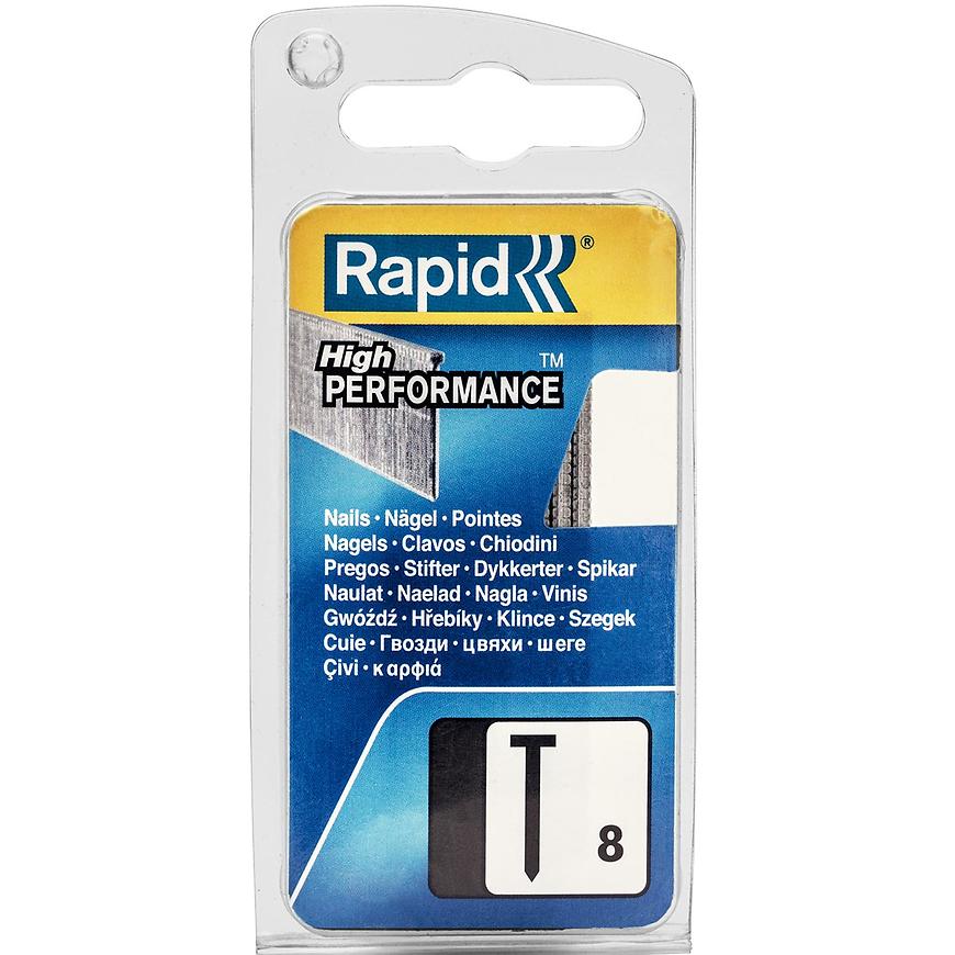 Hřebíky ocel 8/25 mm 1.000 ks RAPID
