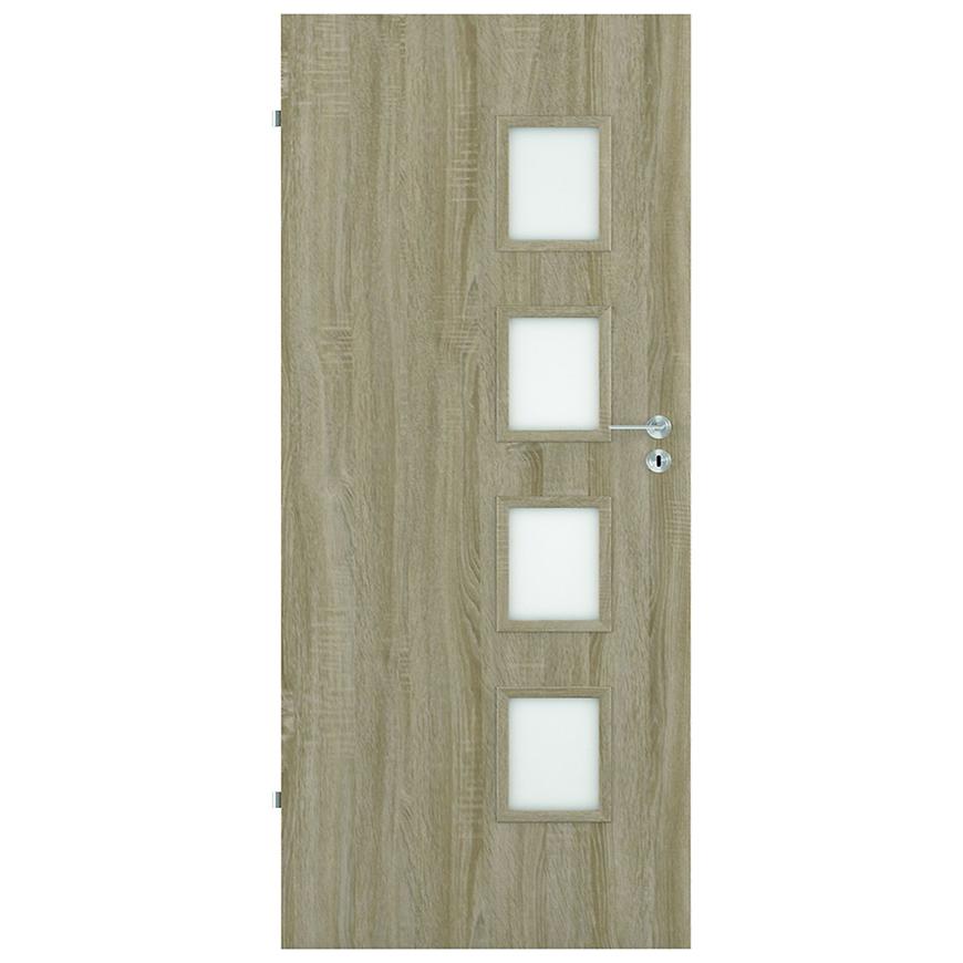 Interiérové dveře Dallas 4*4 90L dub bělený BAUMAX