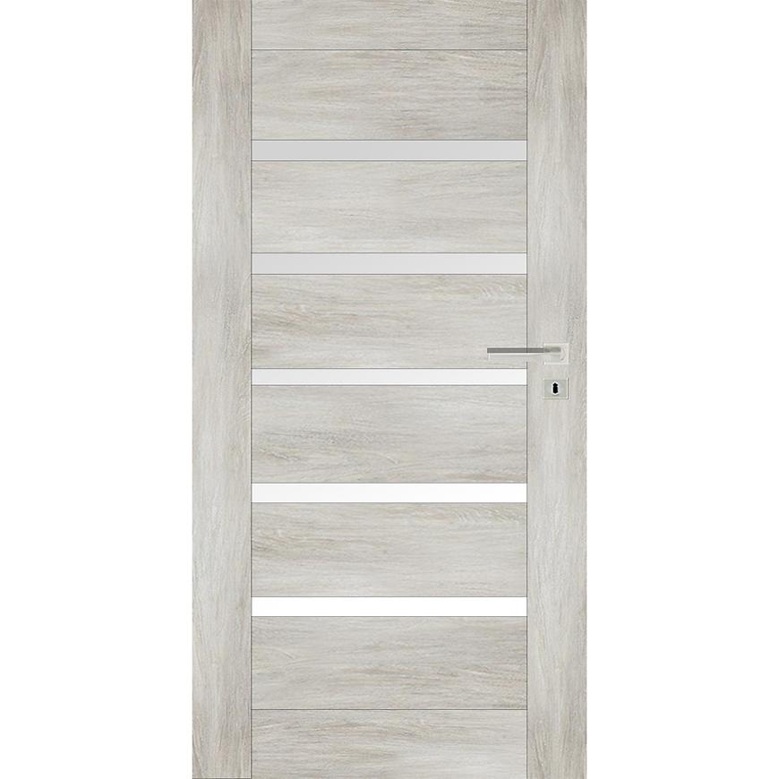 Interiérové dveře Enzo 5*5 90L dub stříbrný 352 BAUMAX