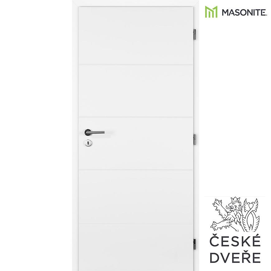 Interiérové dveře Quatro Plné Bílé 90P MASONITE