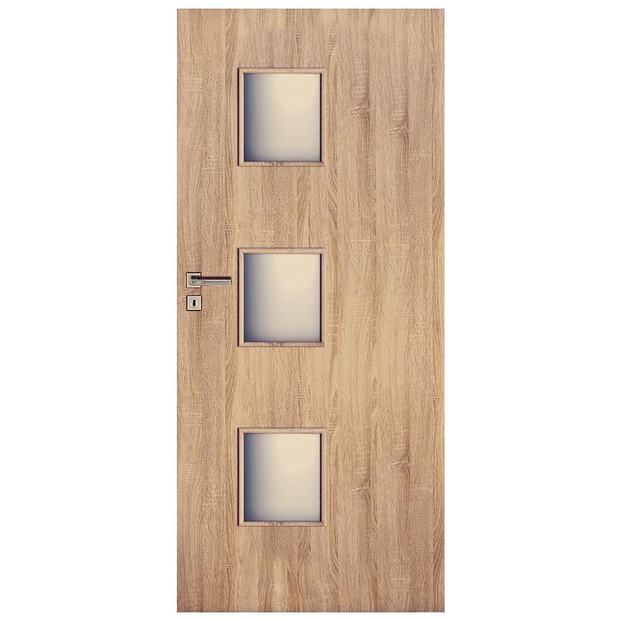 Interiérové dveře Trio 3*3 90P dub sonoma BAUMAX