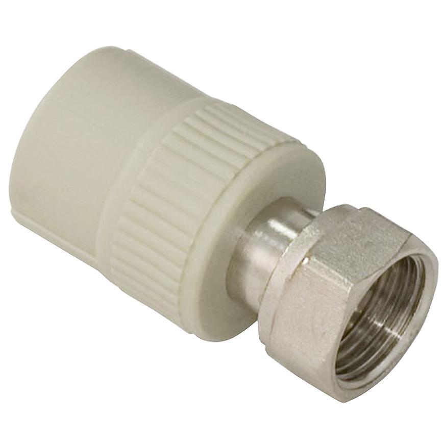 Jednoduchý konektor PP-R 20x1/2˝ se šroubením BAUMAX