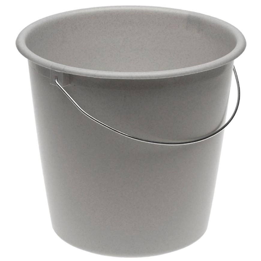 Kbelík s kovovým uchem 10 L mramor BAUMAX