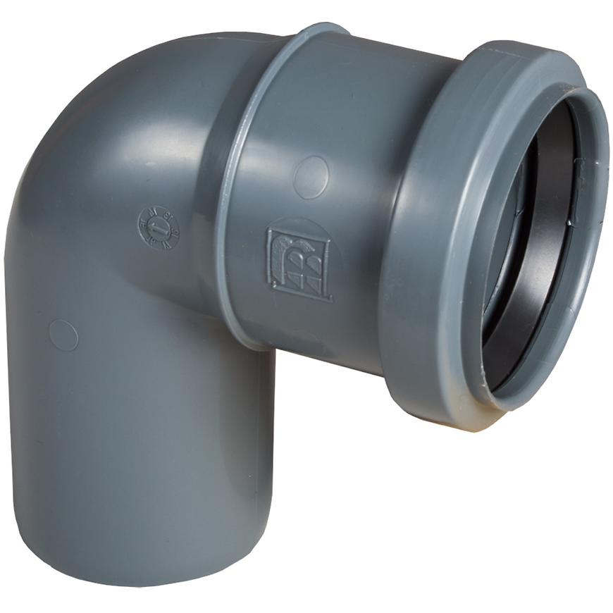 Koleno šedé ø50 x 30º BAUMAX