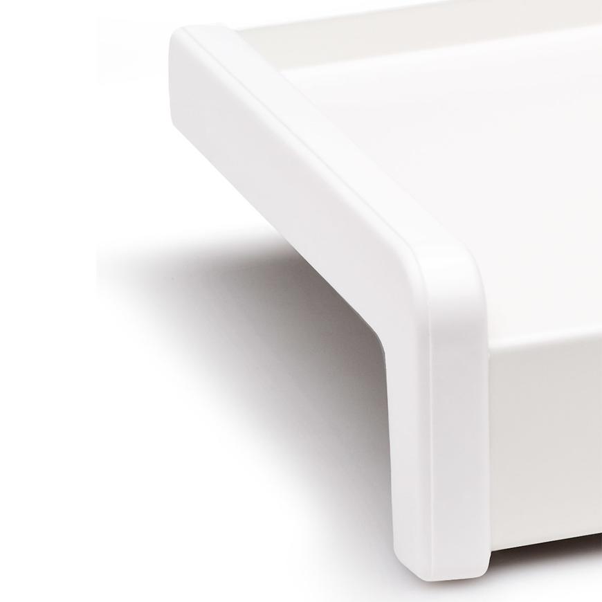 Koncovka k hliníkovým parapetům - bílá BAUMAX