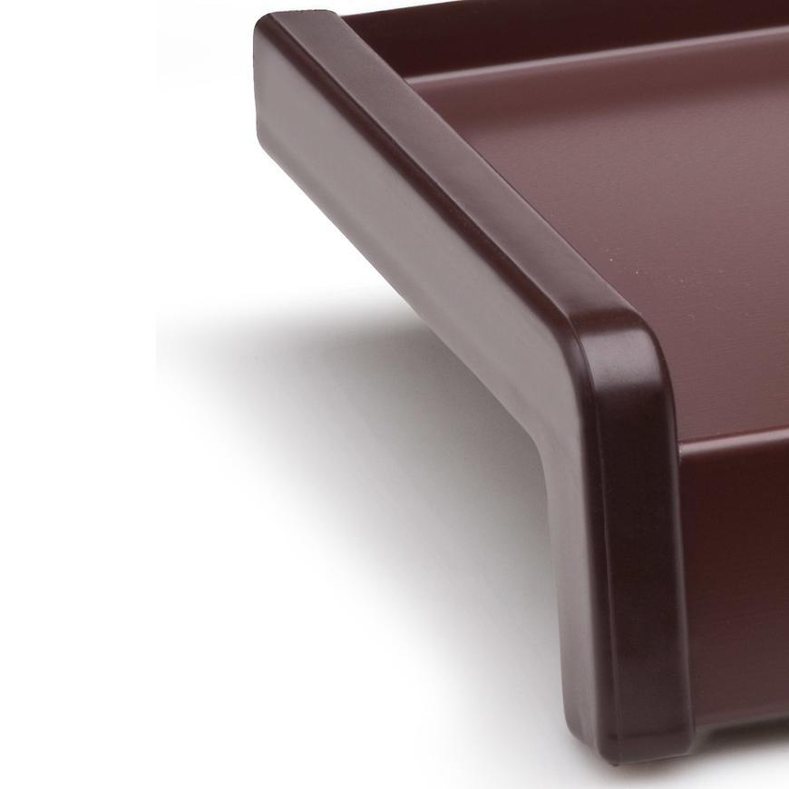 Koncovka k hliníkovým parapetům - hněda BAUMAX