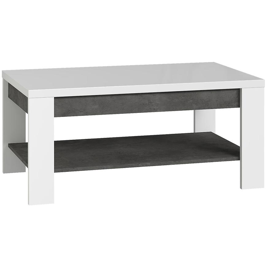 Konferenční stolek Brugia BRCT501 šedá/bílý lesk BAUMAX