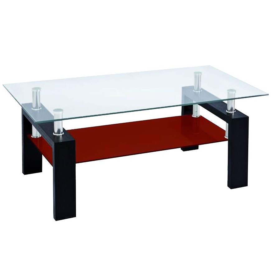 Konferenční stolek Lena černá-červená Tl-D3 Br BAUMAX