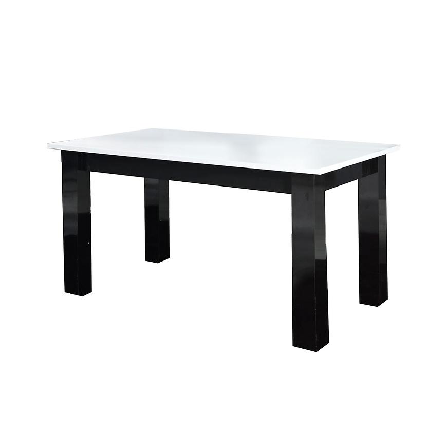Konferenční stolek T24 bílo-černý / lesklý