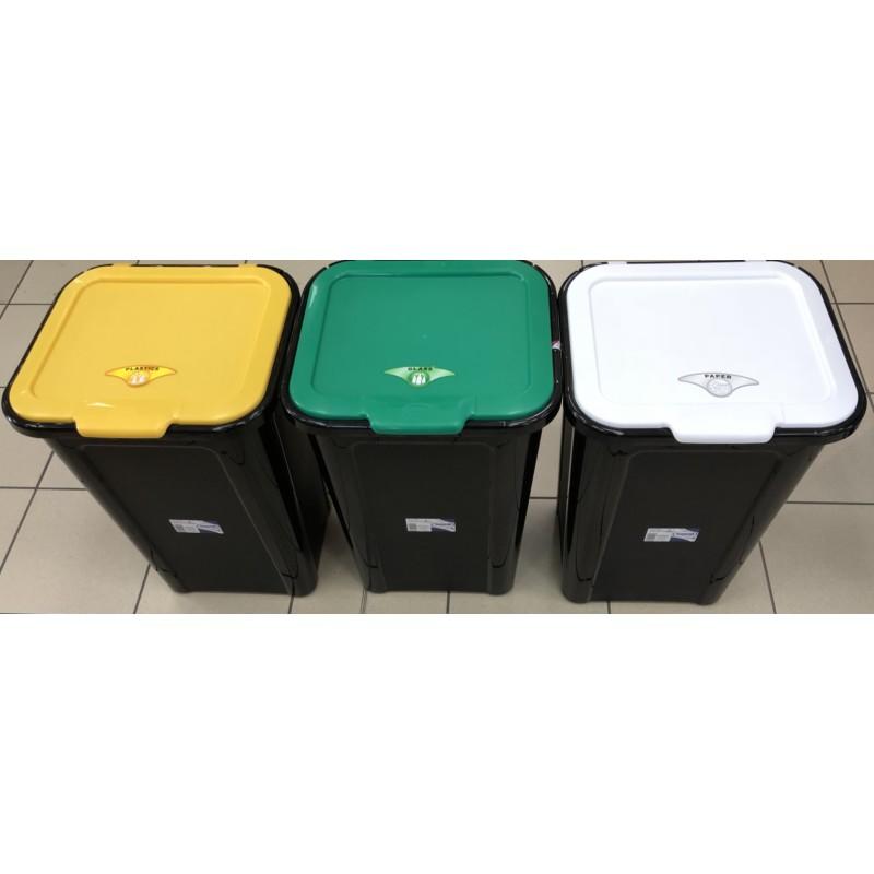 Koš na tříděný odpad 3 x 44 l BAUMAX