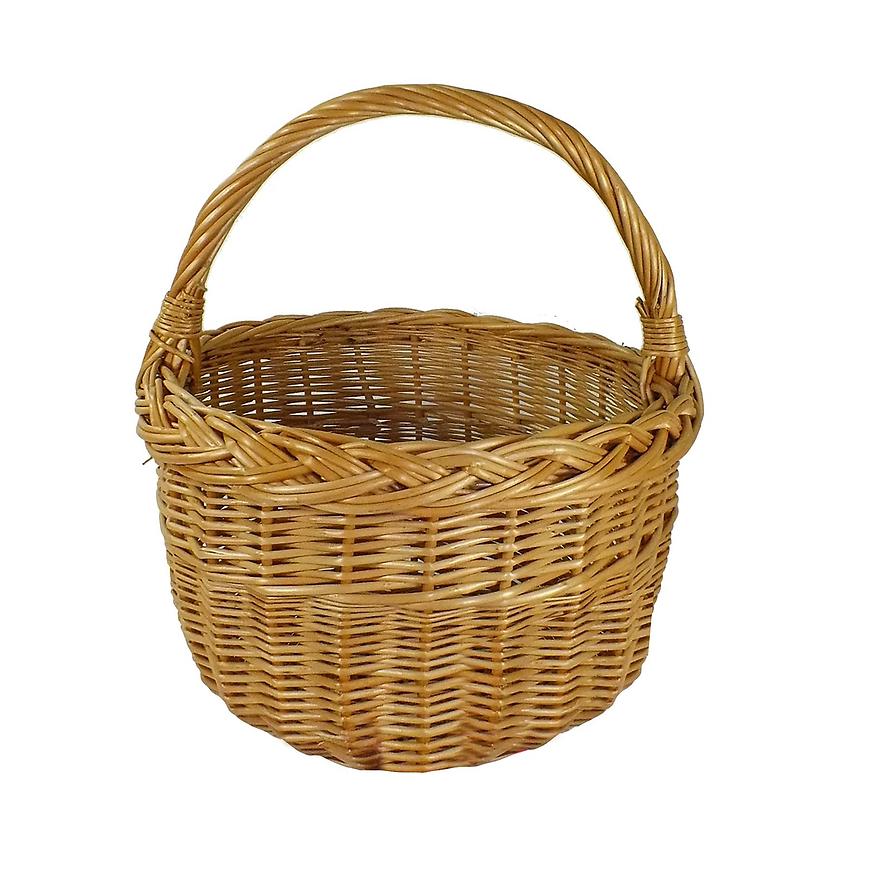 Koš proutěný kulatý 24cm BAUMAX