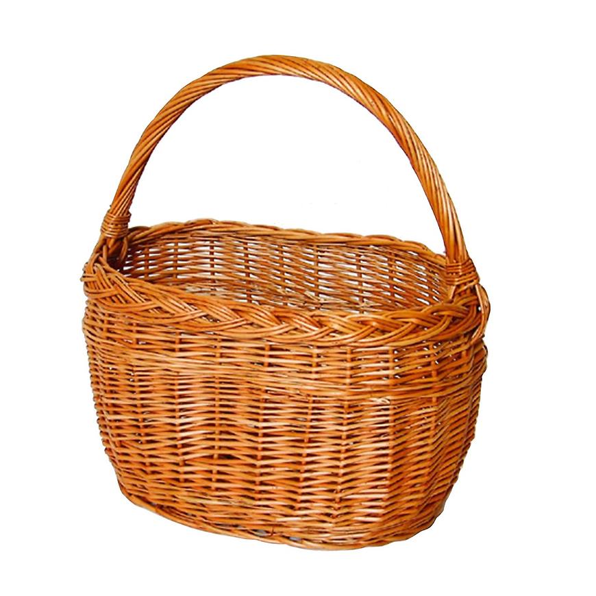 Koš proutěný nák.oválný 35cm BAUMAX