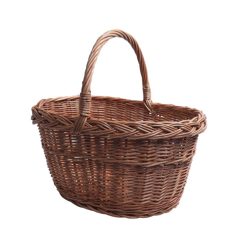 Koš proutěný oválný 35cm BAUMAX