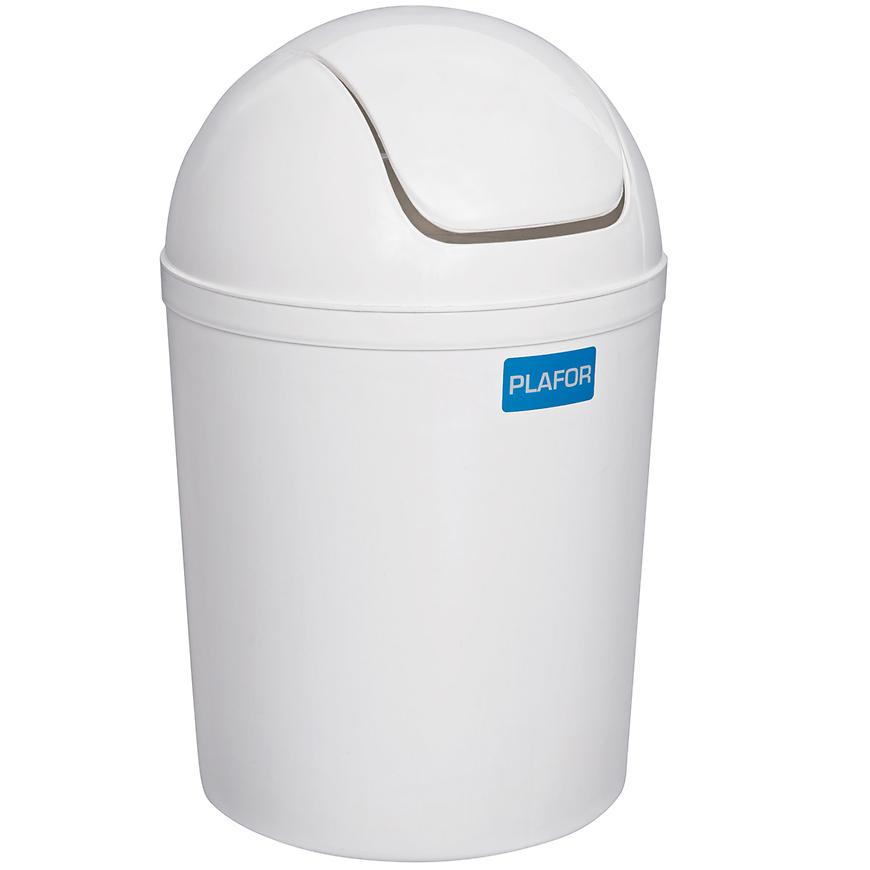 Koš vyklápěcí 5l bílý BAUMAX