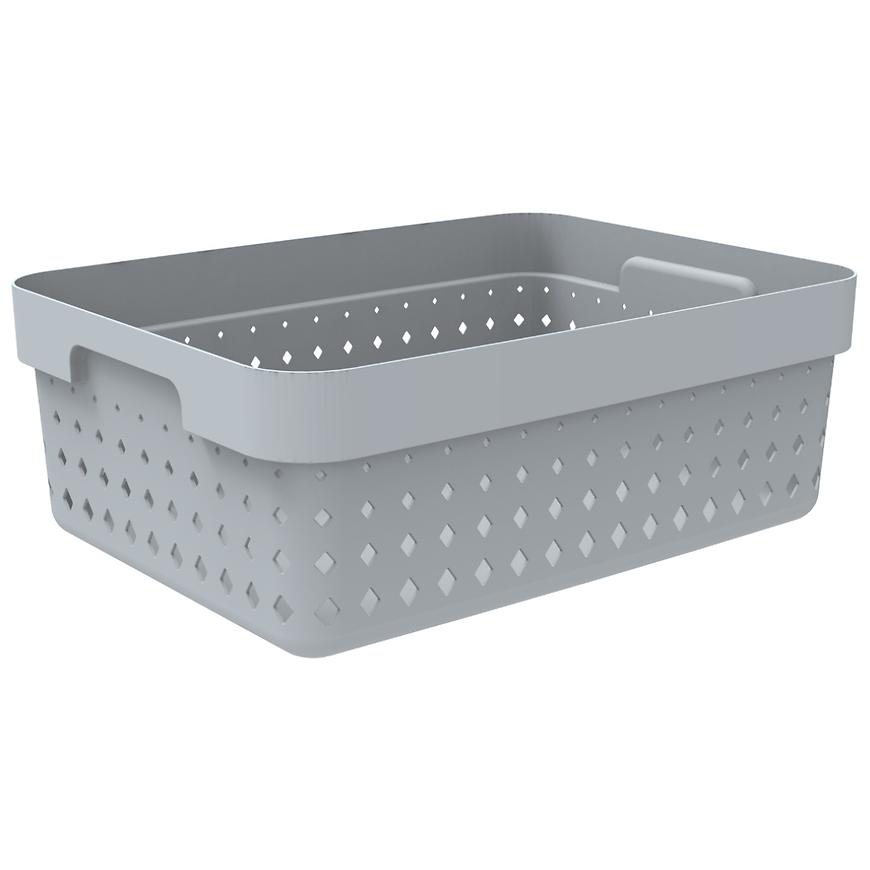 Košík seoul mały šedý 260x180x126 BAUMAX