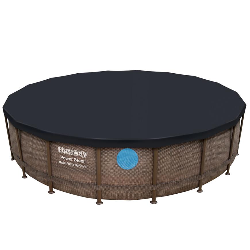 Krycí plachta pro kruhové bazény s konstrukcí Ø 5