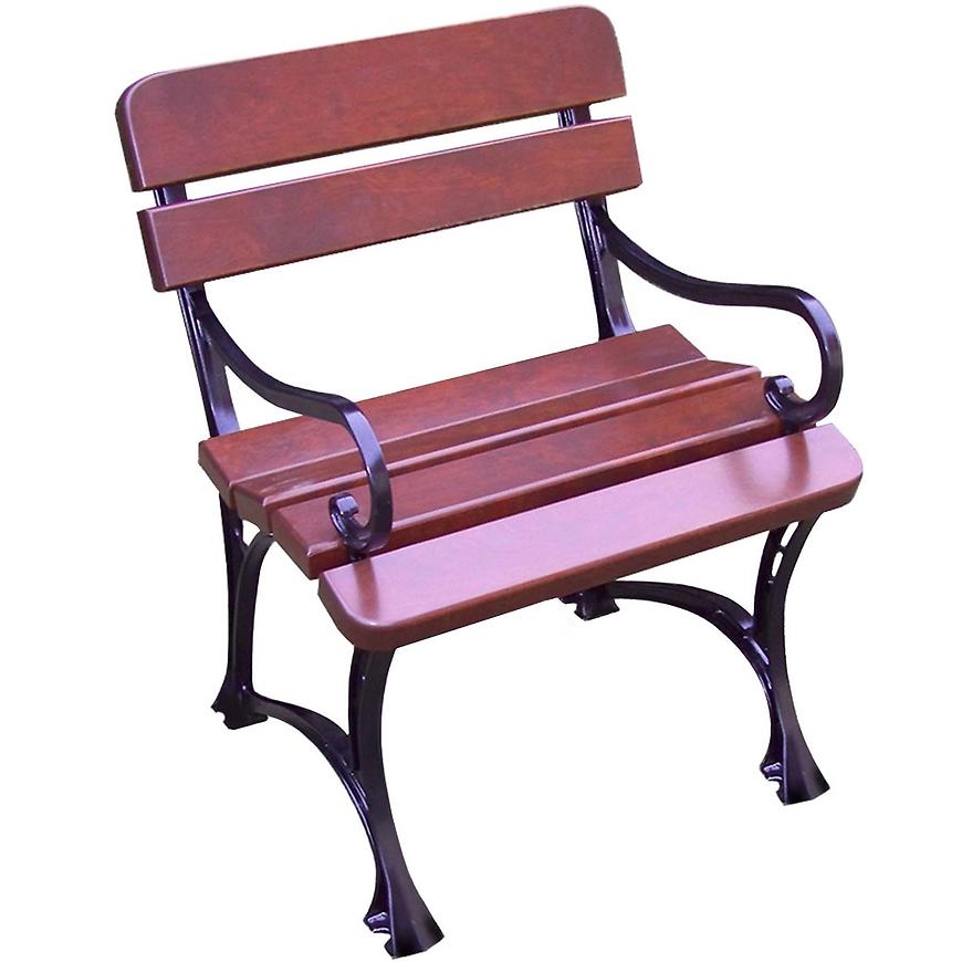 Královská židle s područkami třešeň BAUMAX