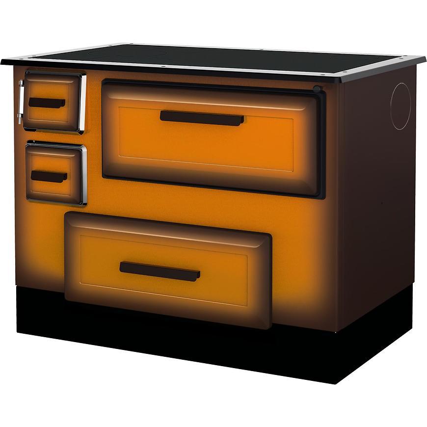 Kuchyňská kamna Alfa 55 De Lux 5 kW pravé provedení BAUMAX