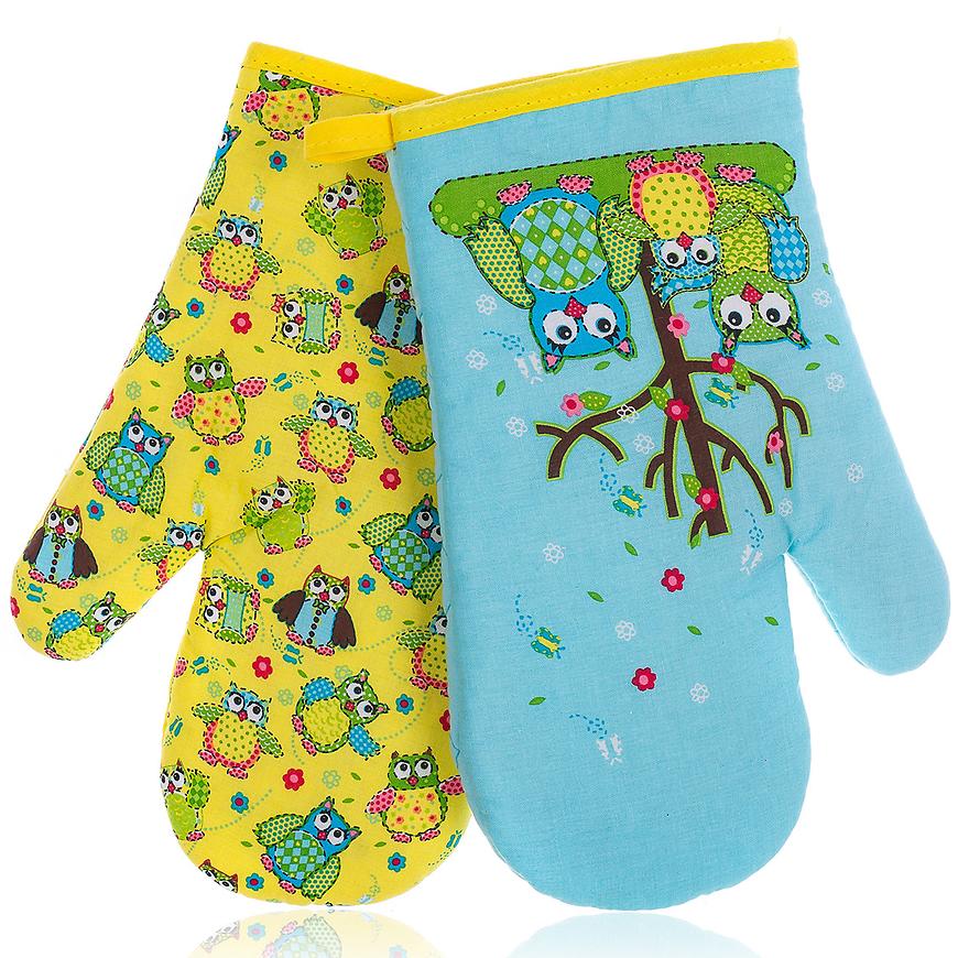 Kuchyňská rukavice 27x17cm owl BAUMAX
