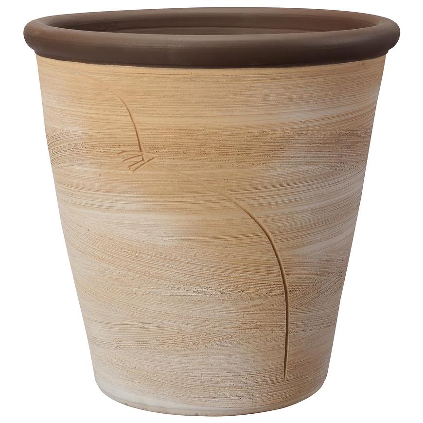 Květináč Deroma Ethnic Vaso Nature 1 34cm BAUMAX