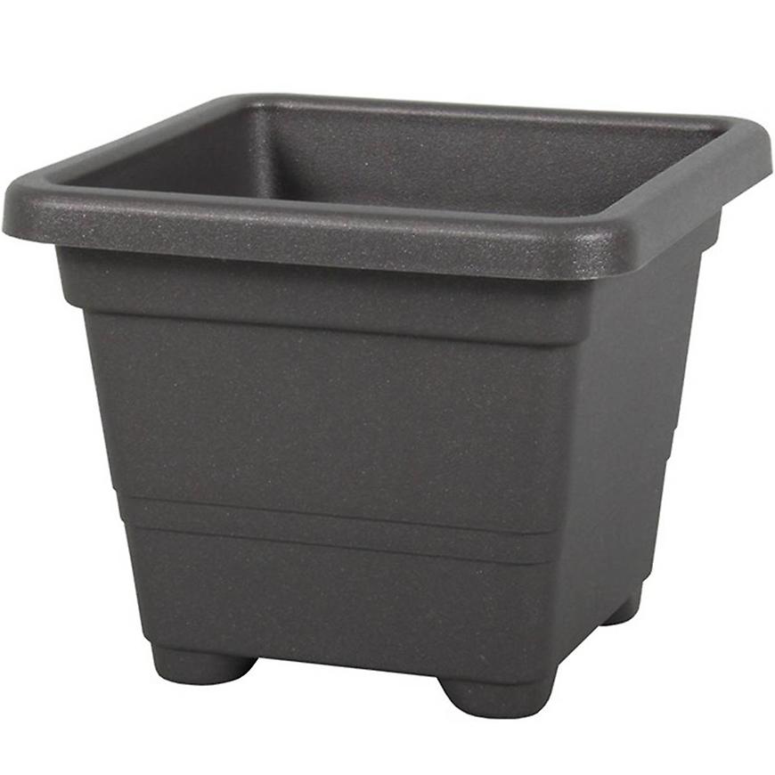 Květináč Quadrato 44 x 44 x 36 - antracit BAUMAX