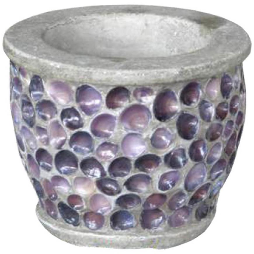 Květináč oválný 8600300 purpurový BAUMAX