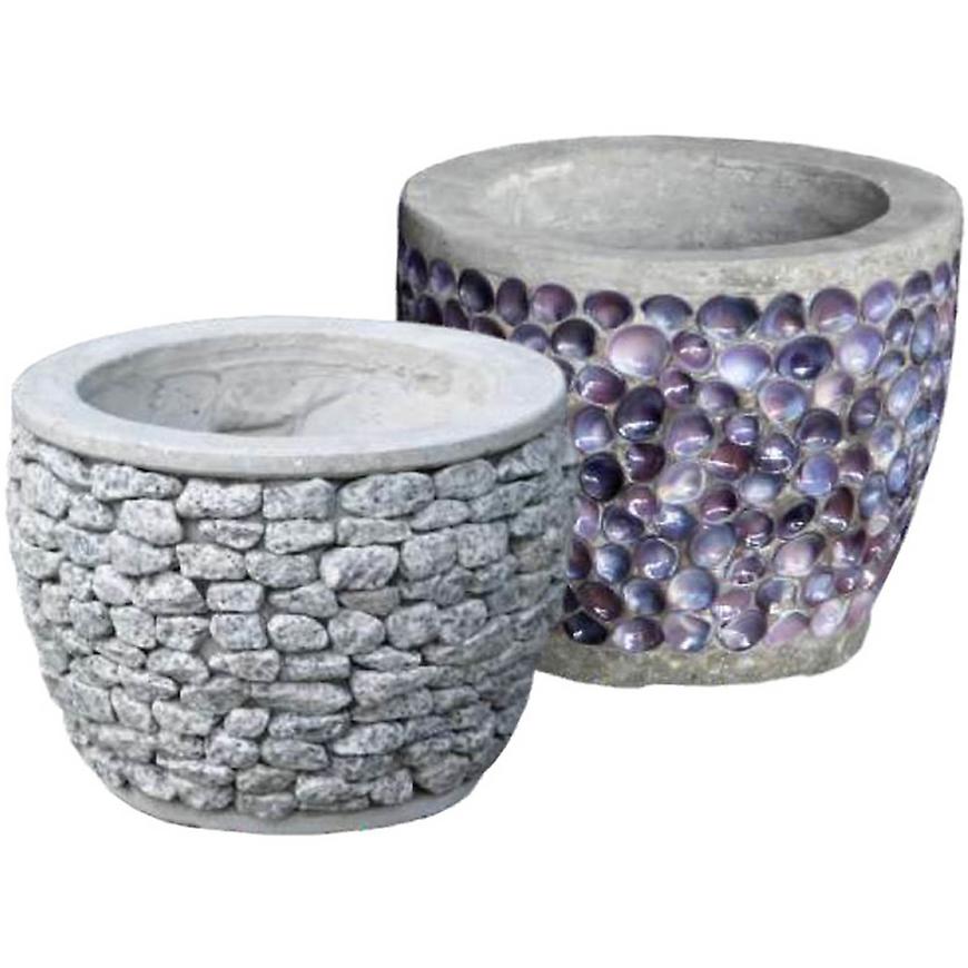 Květináč oválný 8600302 purpurový BAUMAX