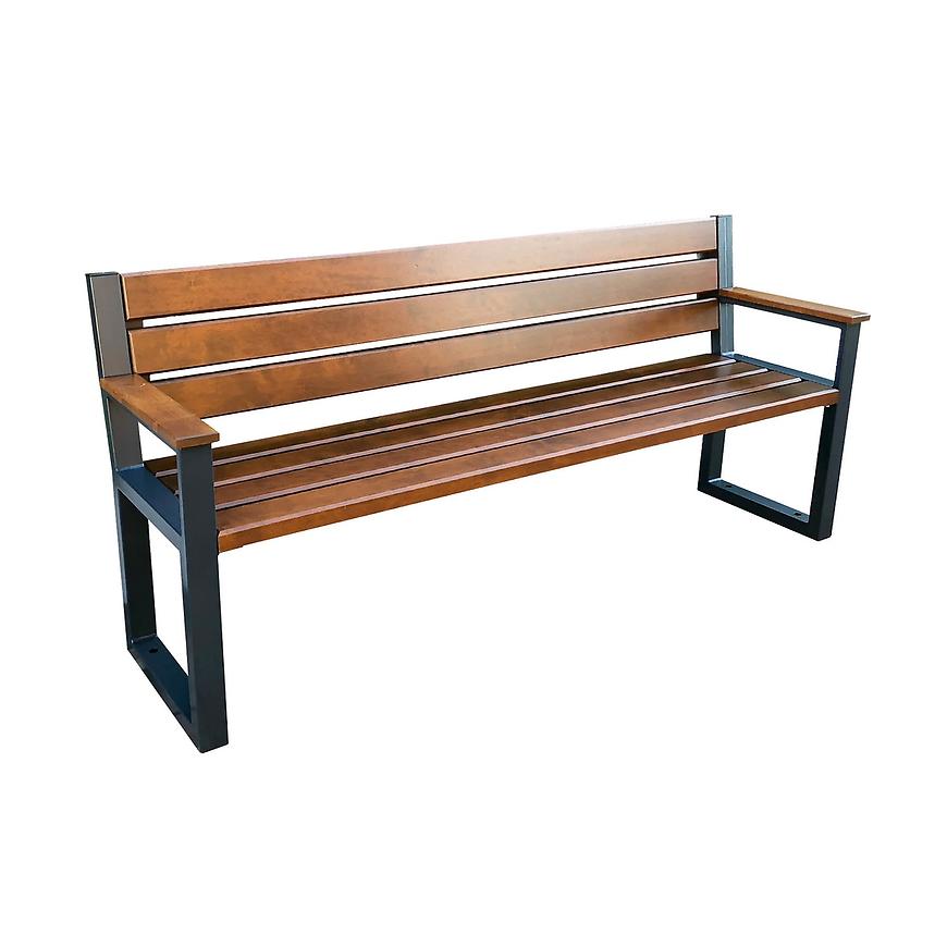 Moderní lavička ořech BAUMAX