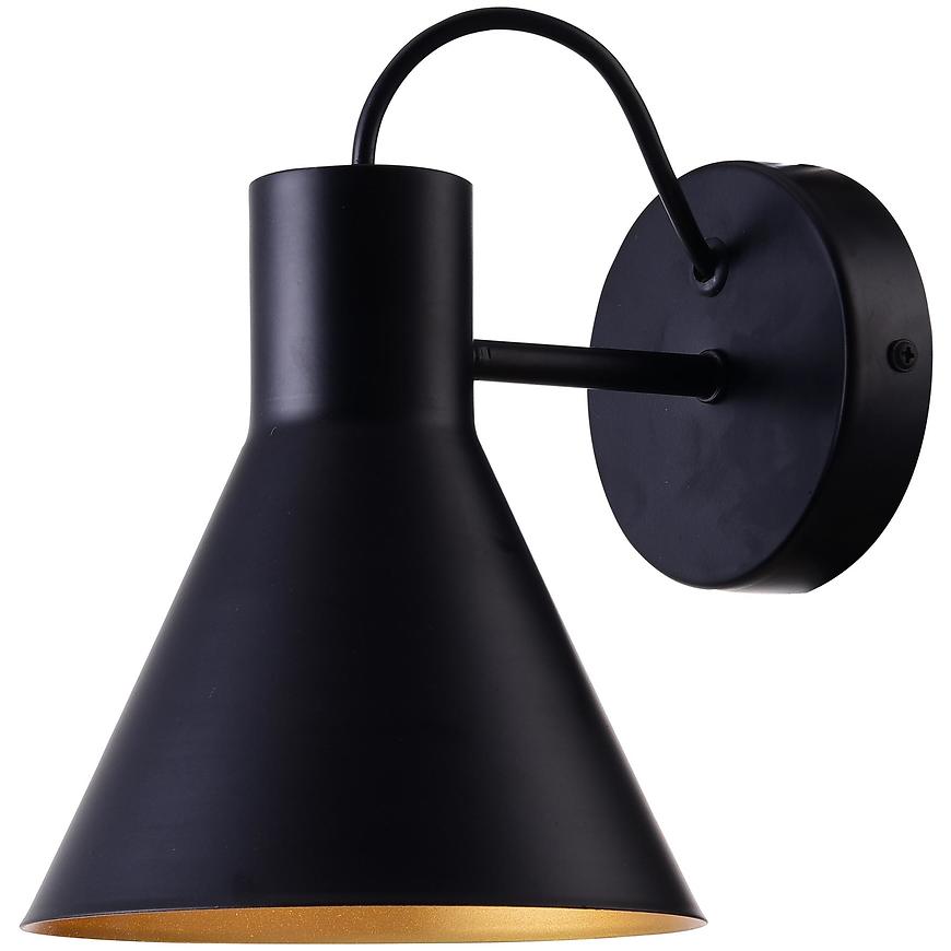 More nástěnná lampa 1x40w E27 černá mat BAUMAX