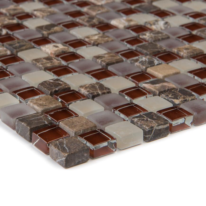 Mozaika marmor Java/glassmix Bordeaux beige 47932 30