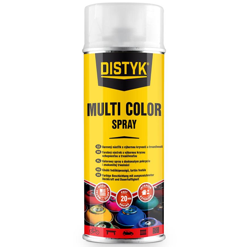 Multi Color Spray Distyk MATNÁ RAL 9005 Černá 400 ml Den Braven