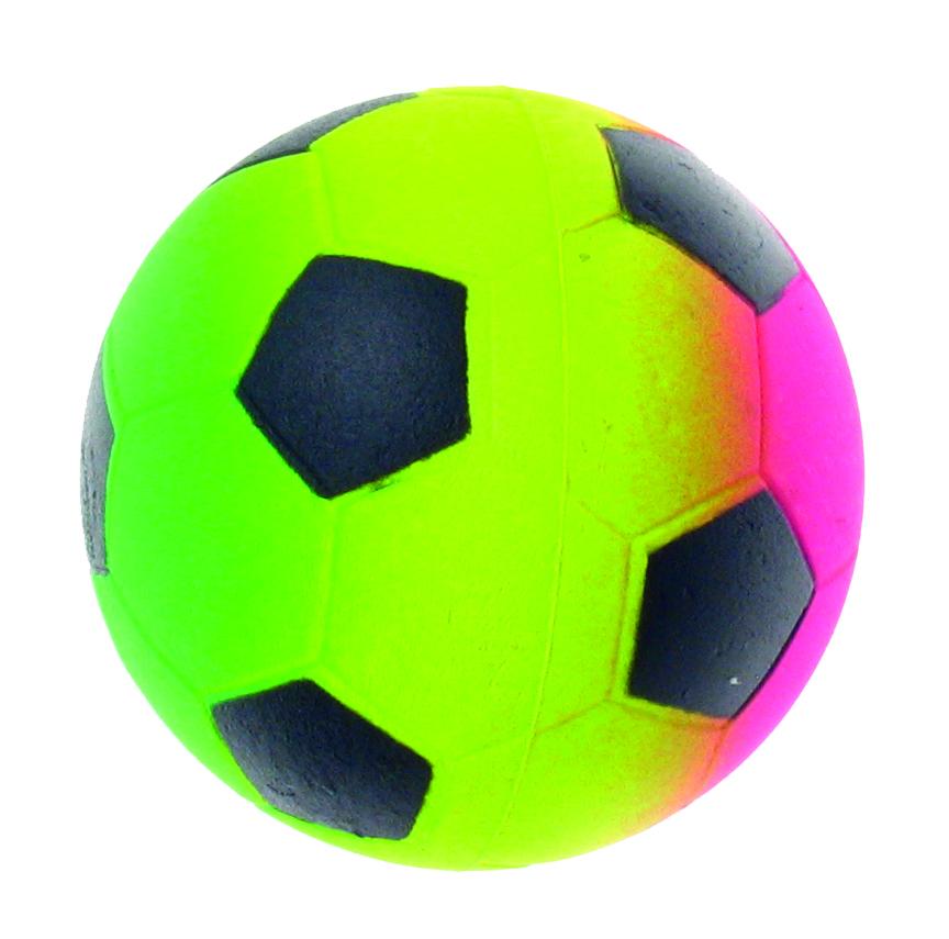 Míček neon polotvrdá guma 8