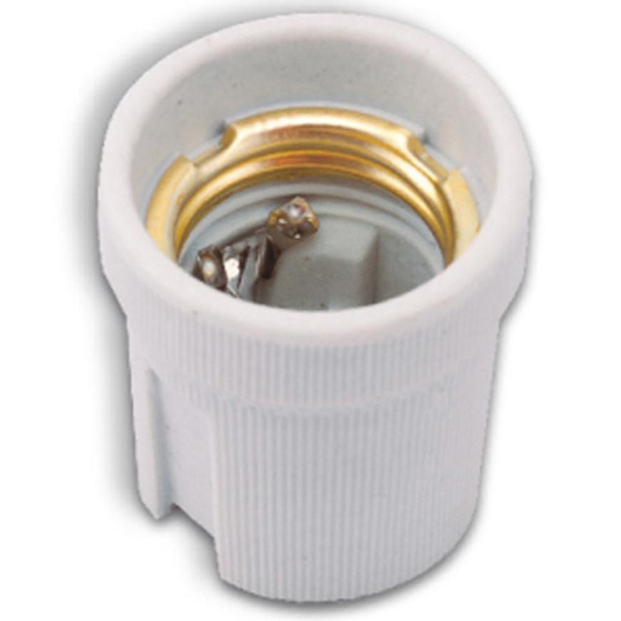 Objímka keramická E27 4A 250V BAUMAX