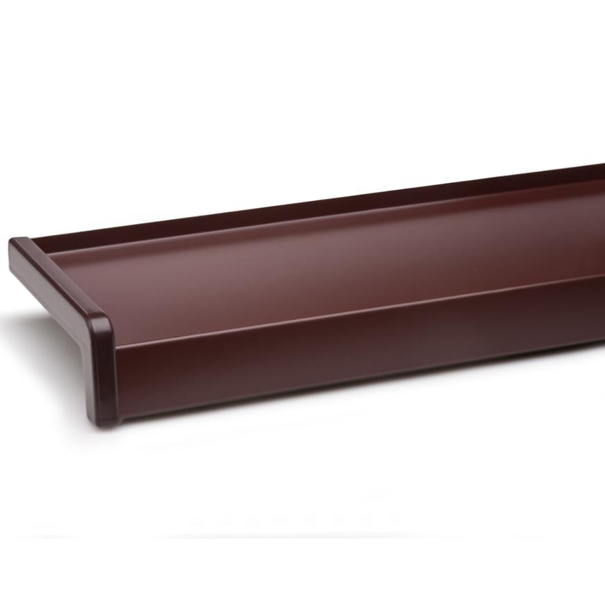 Ocelový parapet hnědý 25X150 BAUMAX