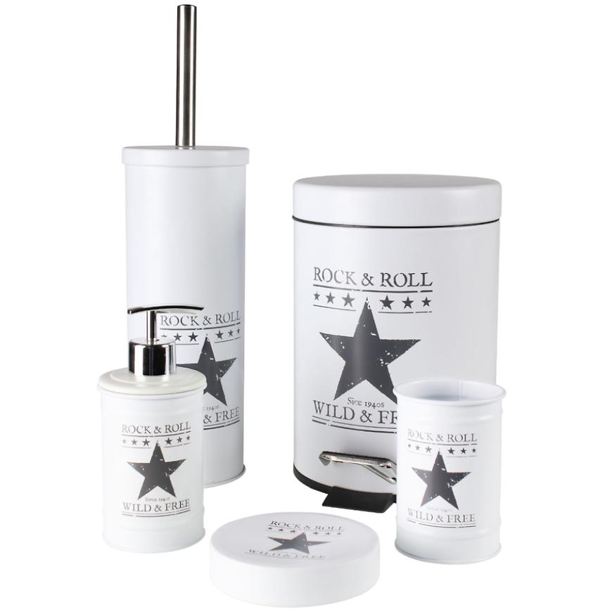 Odpadkový koš Elvis 3l bílošedý BAUMAX