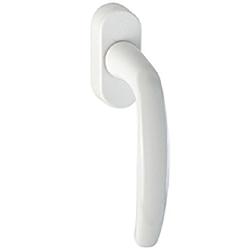 Okenní klika/bílá/PVC BAUMAX