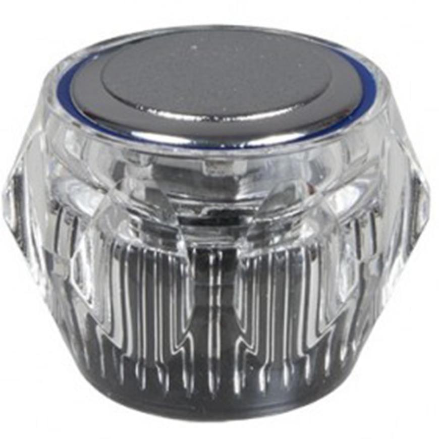 Otočný knoflík průhledný modrý U057-Z BAUMAX