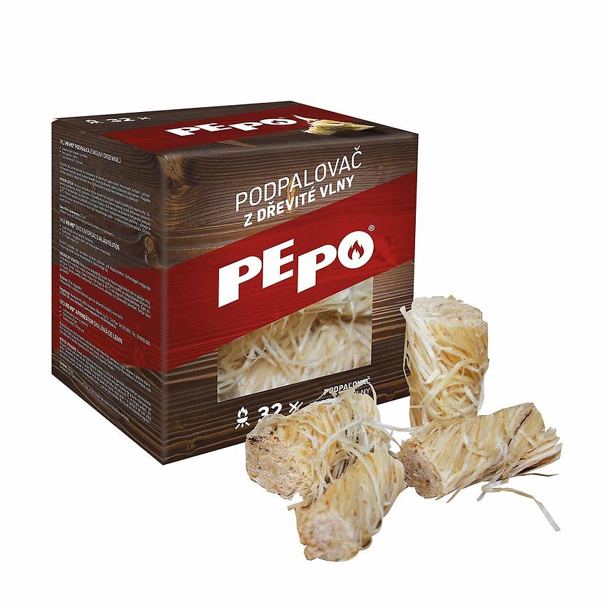 PE-PO dřevitá vlna 32 podpalů